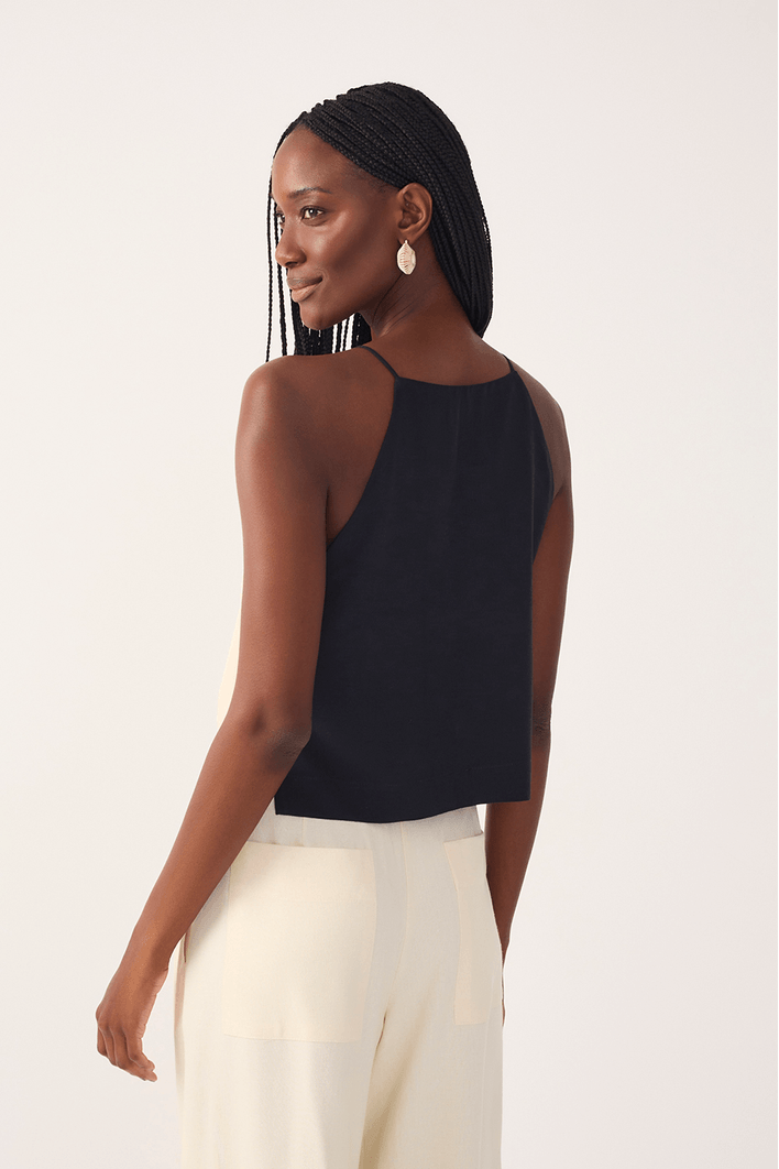 Blusa Quadradinha Bicolor