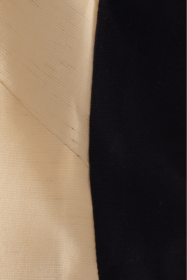 Blusa Quadradinha Bicolor