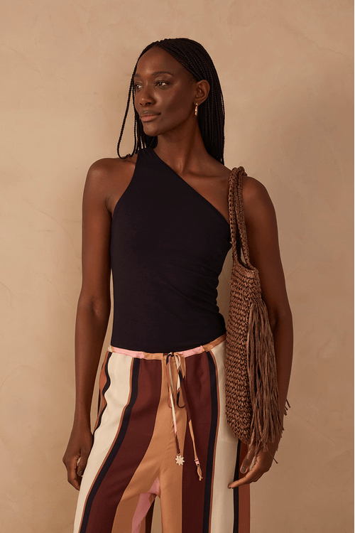 Blusa Ombro Só Malha Crepe