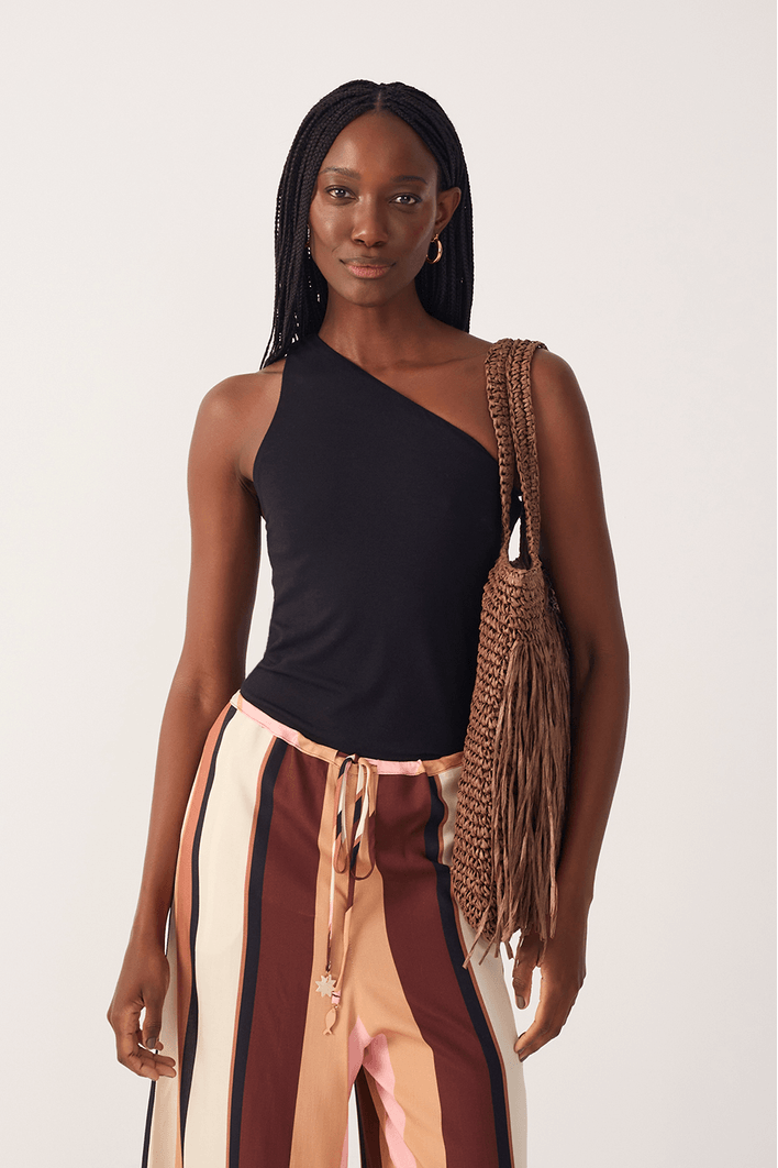 Blusa Ombro Só Malha Crepe
