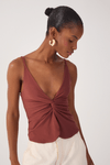 Blusa Malha Crepe  Torcido Frente