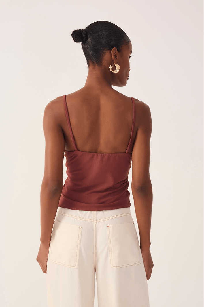 Blusa Malha Crepe  Torcido Frente