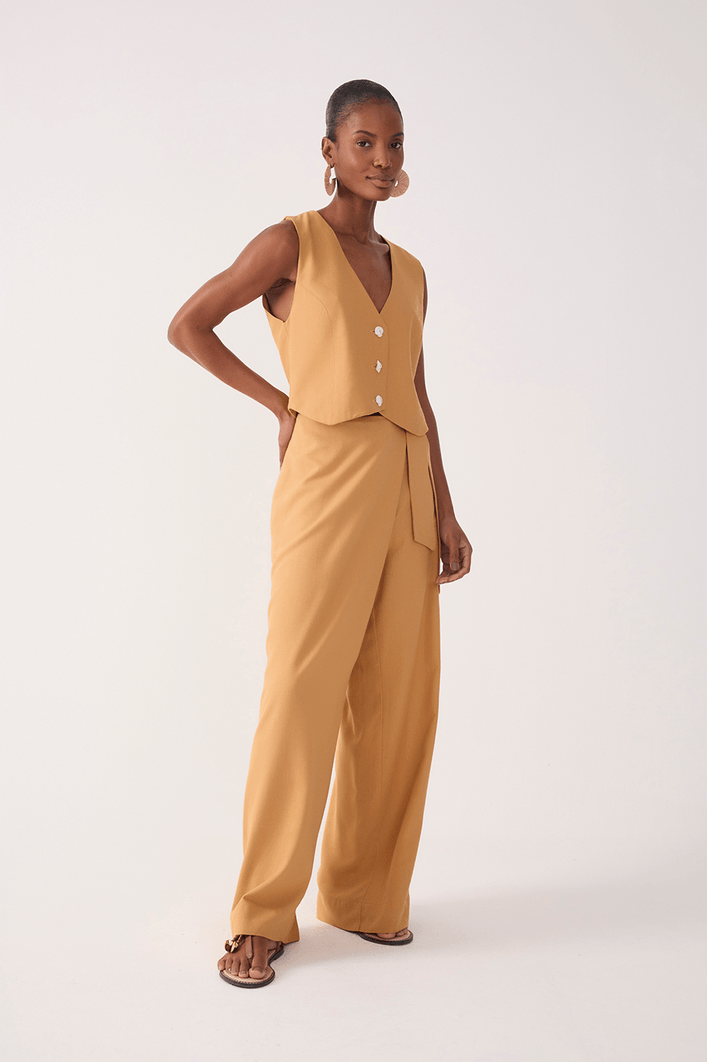 Calça Linho Transpasse