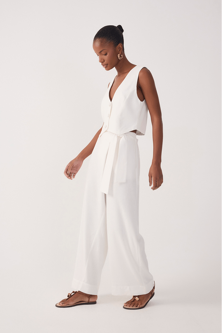 Calça Linho Transpasse