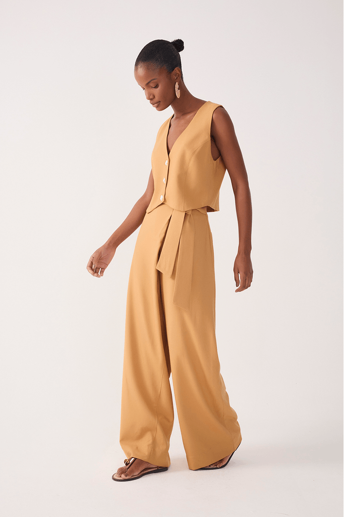 Calça Linho Transpasse