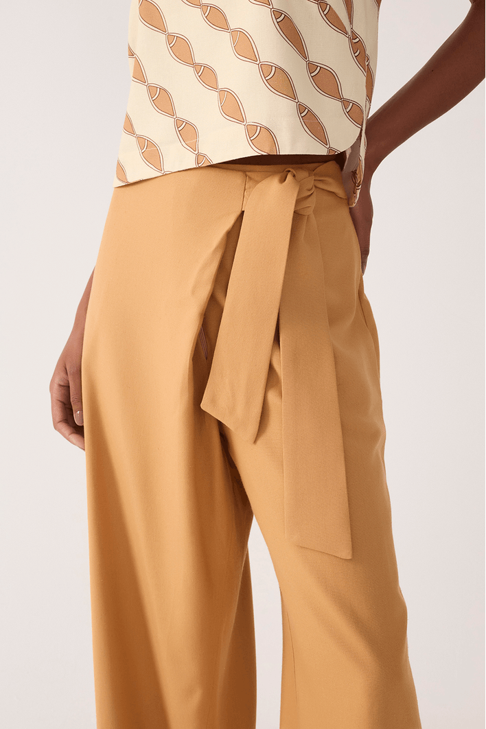 Calça Linho Transpasse