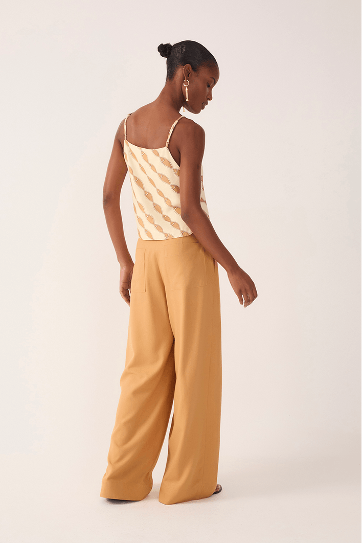 Calça Linho Transpasse