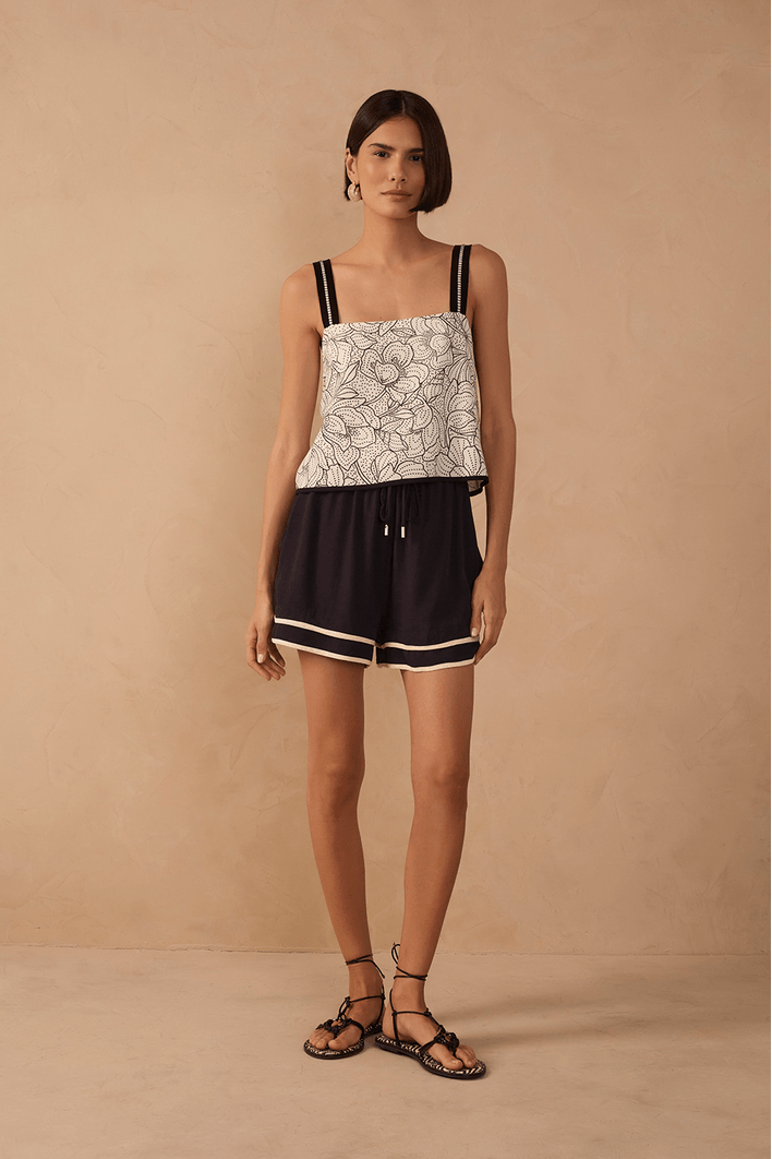 Short Bicolor Com Vivos