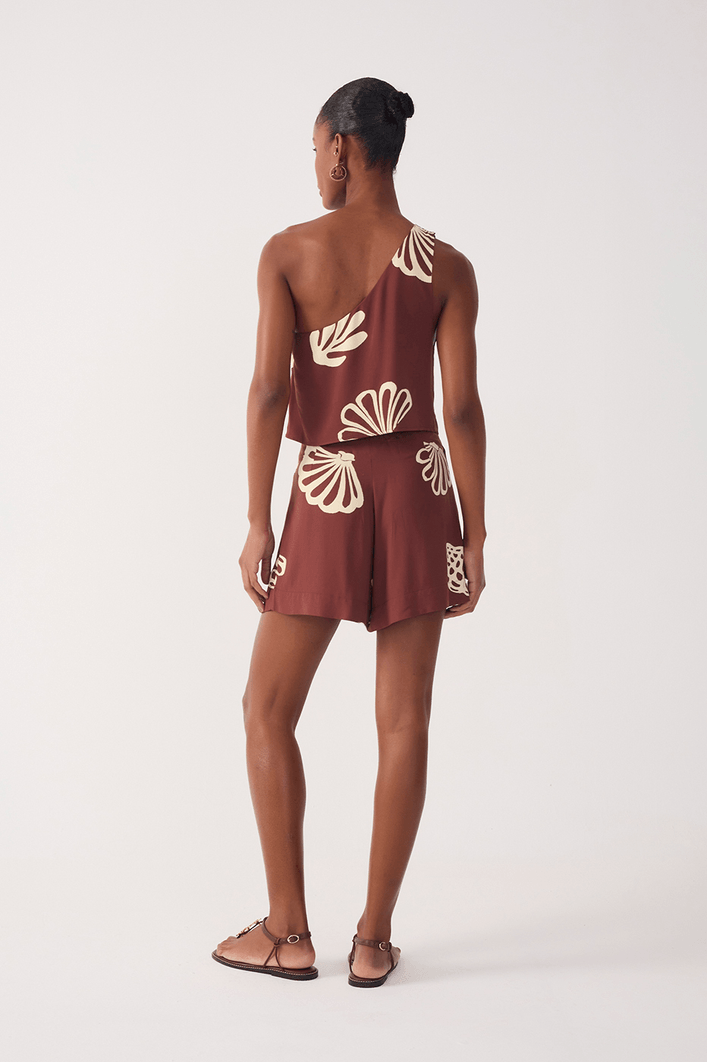 Short Pareô Estampa Marés