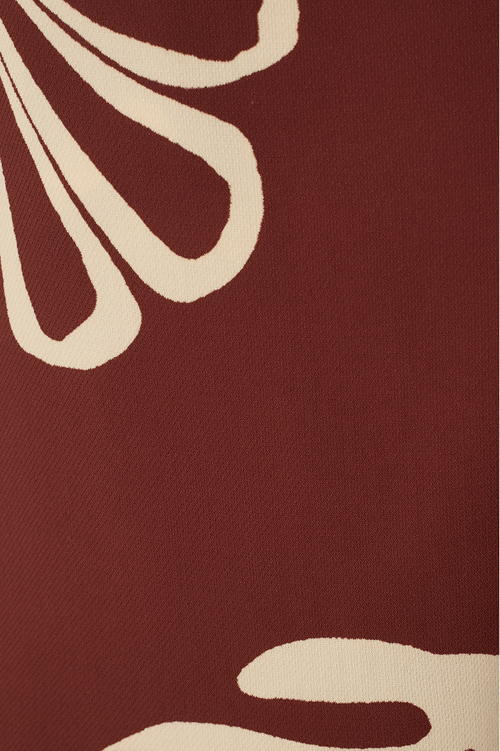 Saia Cropped Estampa Marés