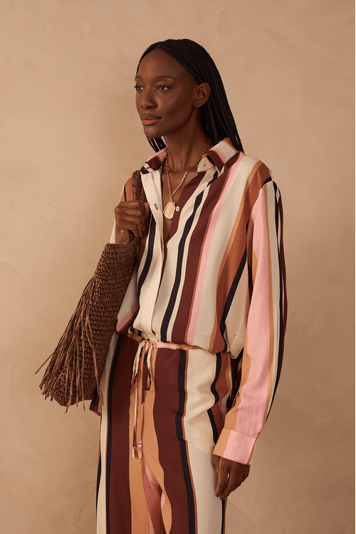 Camisa Estampa Listra Dunas