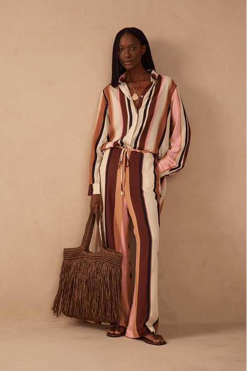 Calça Estampa Listra Dunas