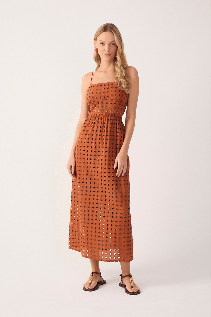 Vestido Cropped Laise Recorte Pala