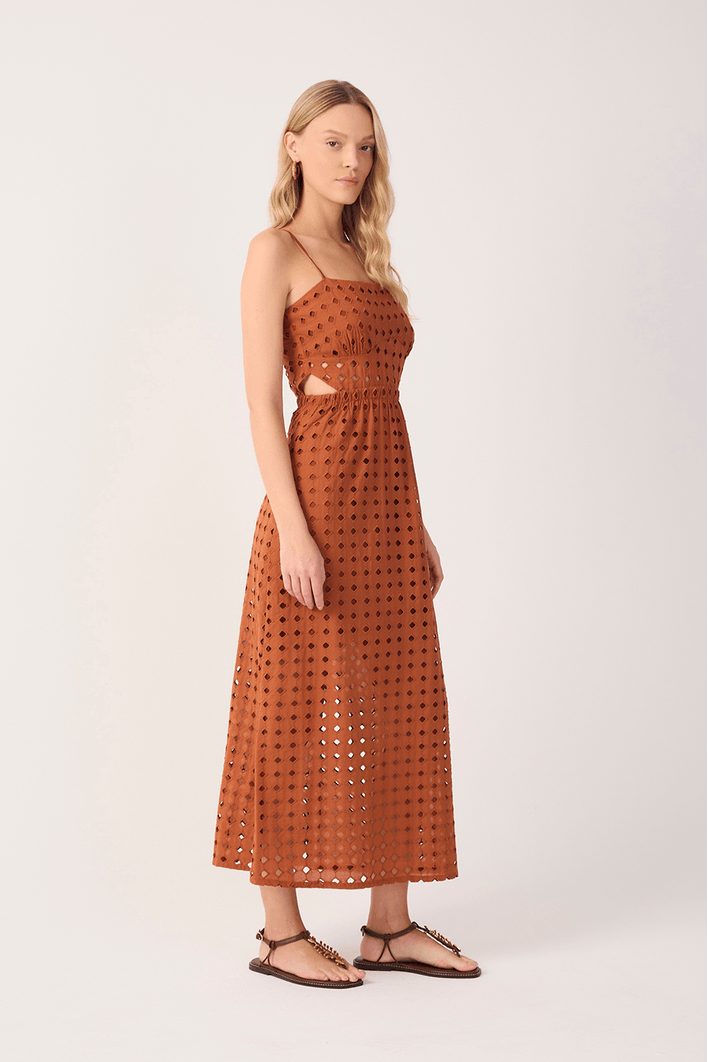 Vestido Cropped Laise Recorte Pala