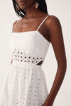 Vestido Cropped Laise Recorte Pala