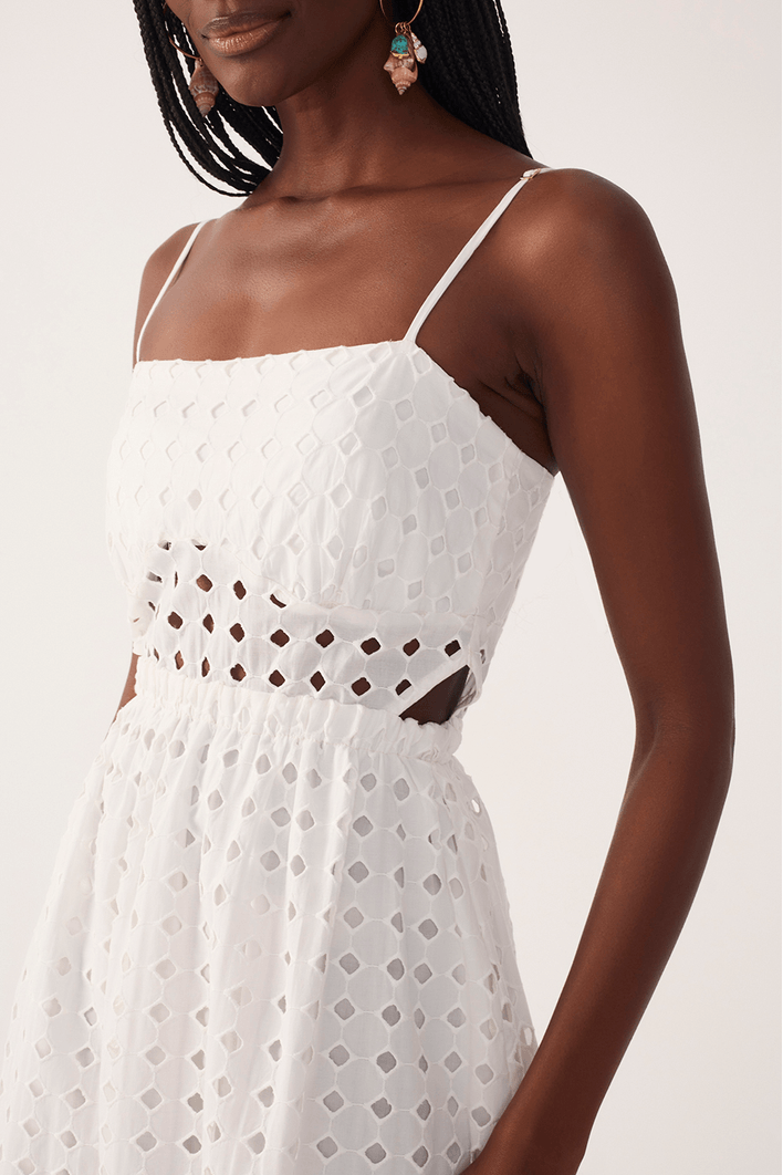 Vestido Cropped Laise Recorte Pala