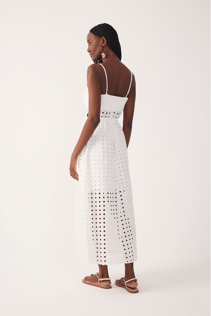 Vestido Cropped Laise Recorte Pala