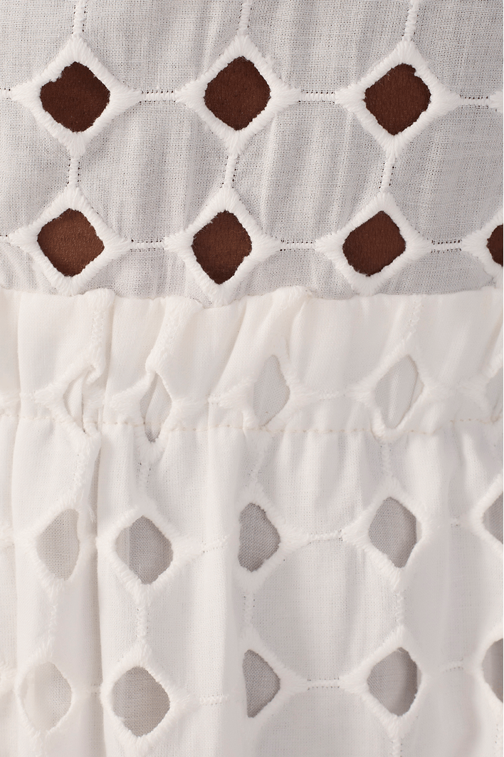 Vestido Cropped Laise Recorte Pala