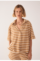 Camisa Atoalhada Listrada