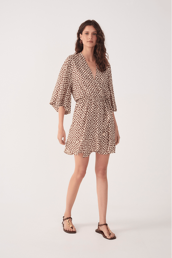 Vestido Estampa Solar