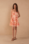 Vestido Curto Estampa Bela