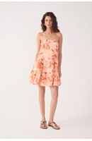 Vestido Curto Estampa Bela