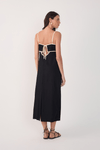 Vestido Cropped Linho Viés