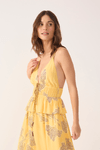 Vestido Cropped Estampa Laguna Mix