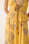 Vestido Cropped Estampa Laguna Mix