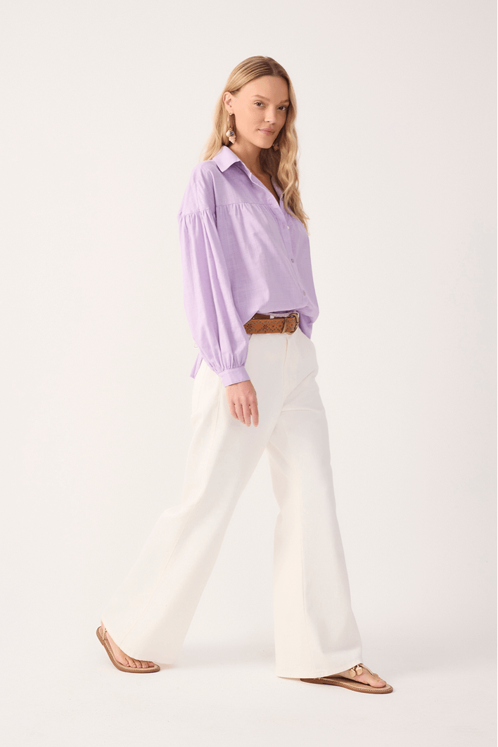 Calça Sarja Alfaiataria Flare