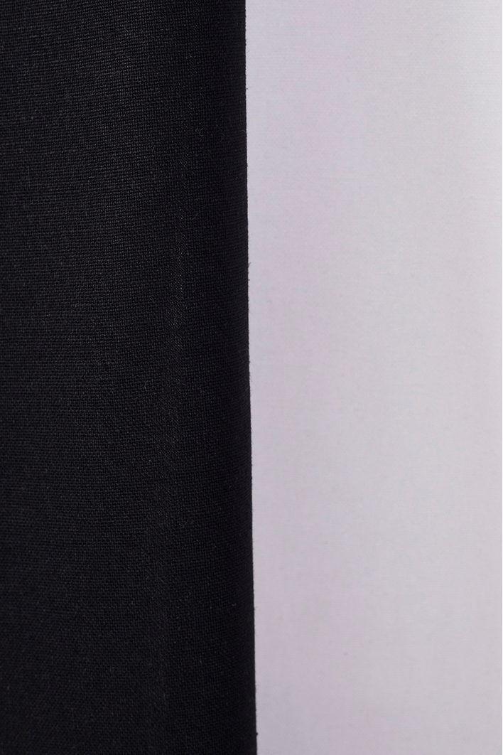 Vestido Cropped Linho Bicolor