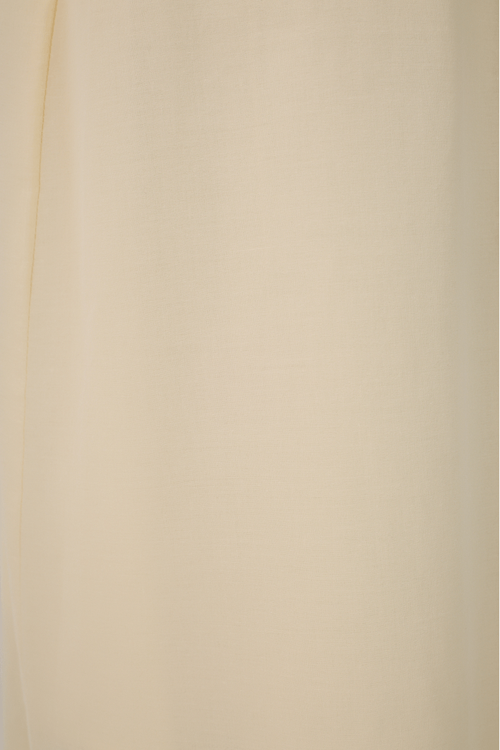 Vestido Cropped Algodão Bordado Barrado