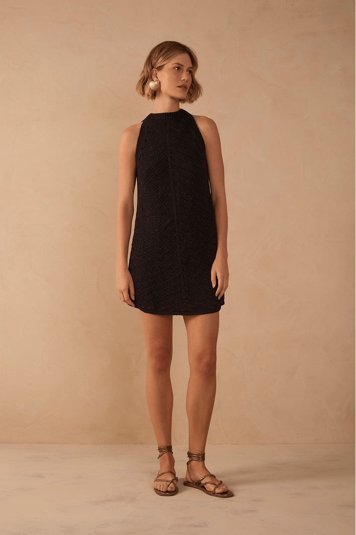Vestido Tricot Resort Curto