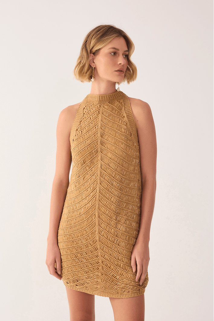 Vestido Tricot Resort Curto