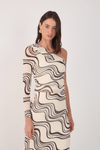Blusa Tule Estampa Fluir