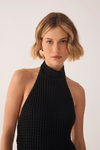 Vestido Tricot Gola