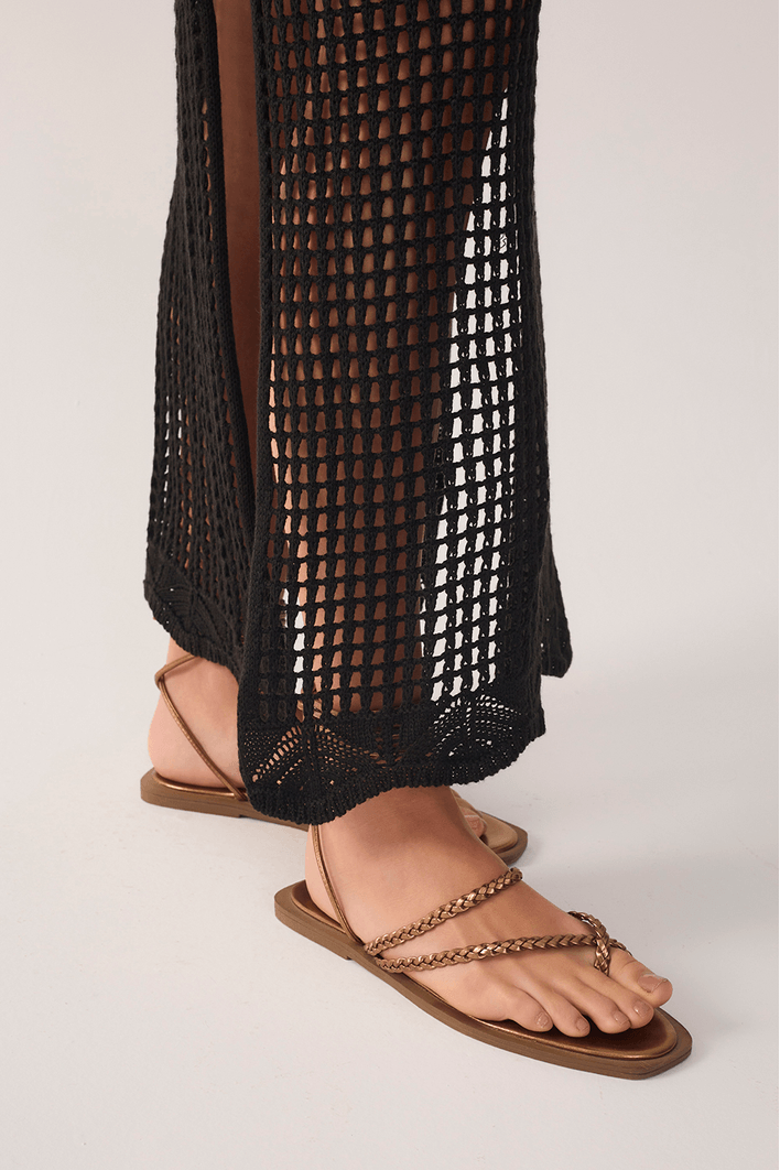 Vestido Tricot Gola