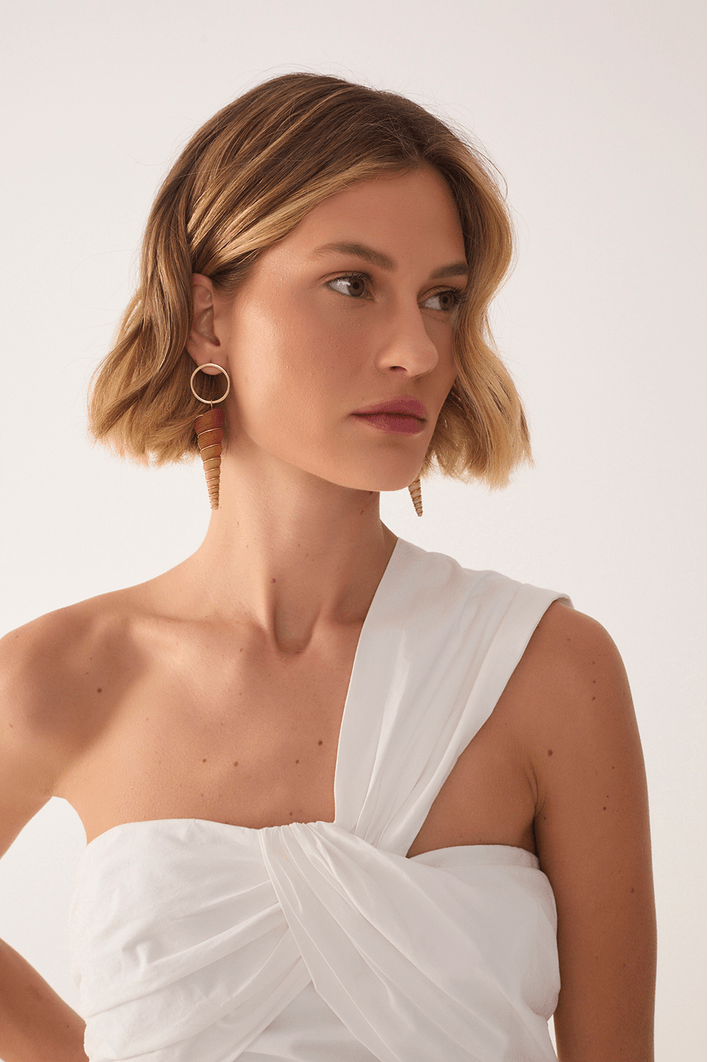 Blusa Algodão Ombro Só