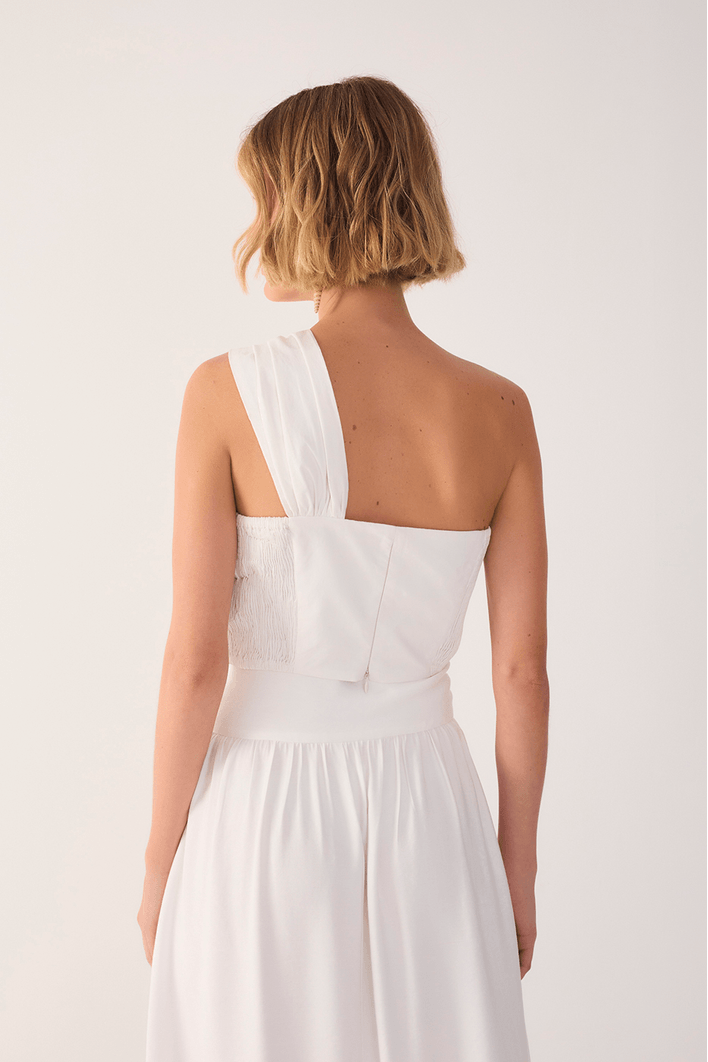 Blusa Algodão Ombro Só