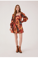 Vestido Doll Estampa Garden