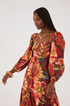 Vestido Cropped Estampa Garden