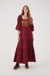 Vestido Algodão Bordado Garden