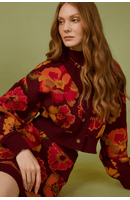 Casaco Tricot Garden