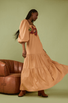 Vestido Algodão Bordado Garden