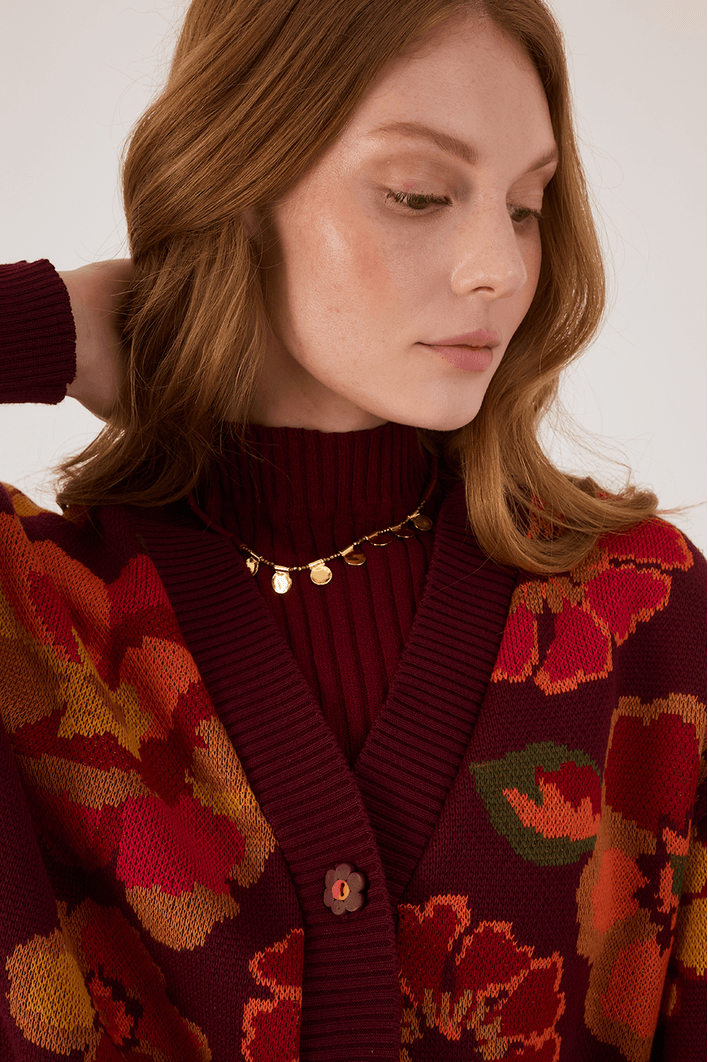 Casaco Tricot Garden