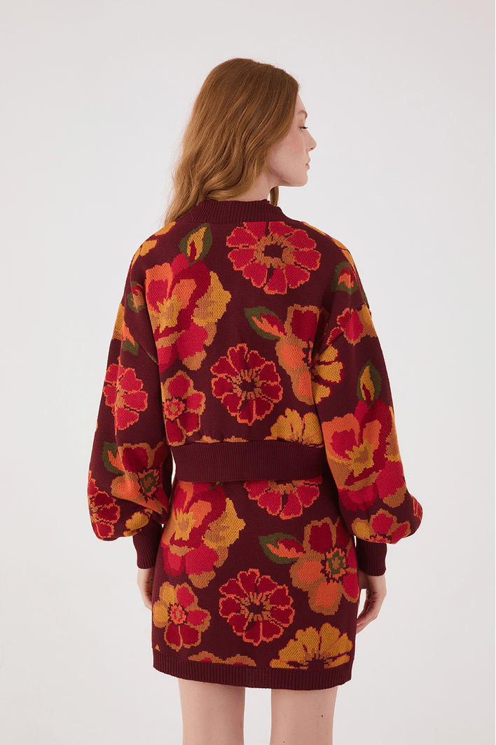 Casaco Tricot Garden