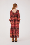 Vestido Boho Estampa Ikat