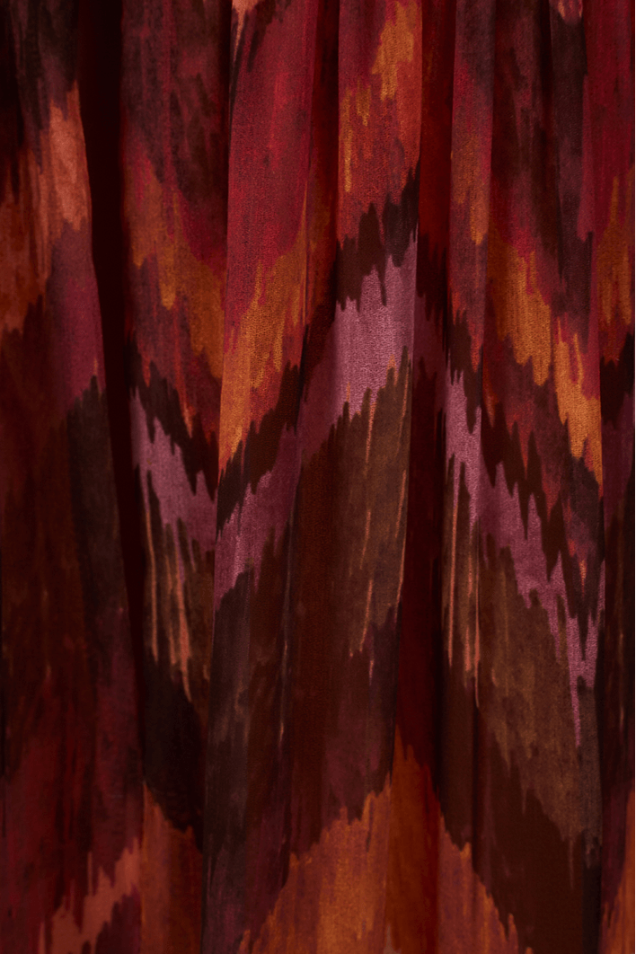 Vestido Boho Estampa Ikat