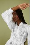 Blusa Algodão Bordado Garden