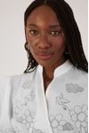 Blusa Algodão Bordado Garden